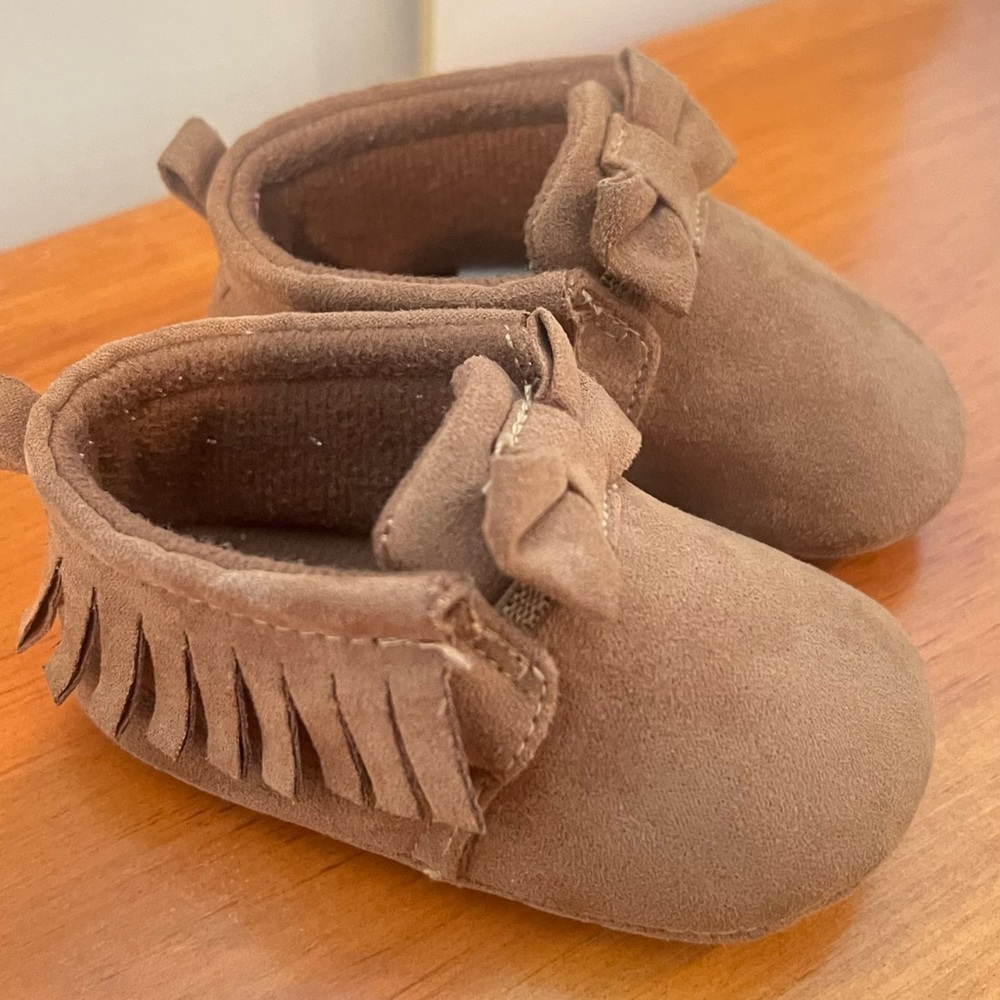 Carter’s Baby Moccasins size 3-6 months